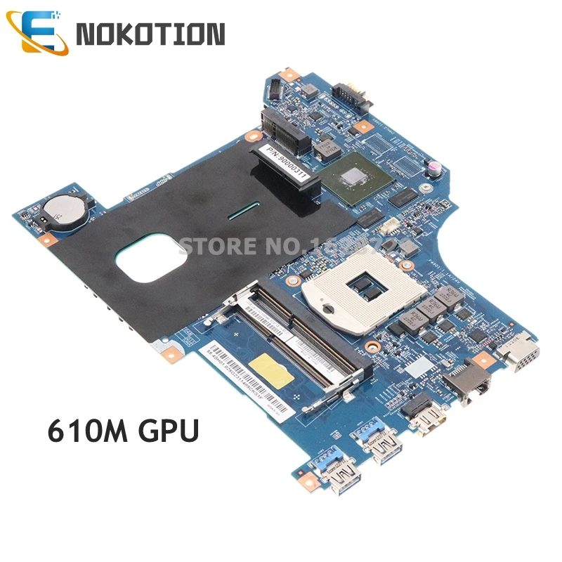 NOKOTION для Lenovo IdeaPad G580 материнская плата ноутбука 610M GPU HM76 DDR3 11S90000311 LG4858 MB 11252-1 48.4SG01.011