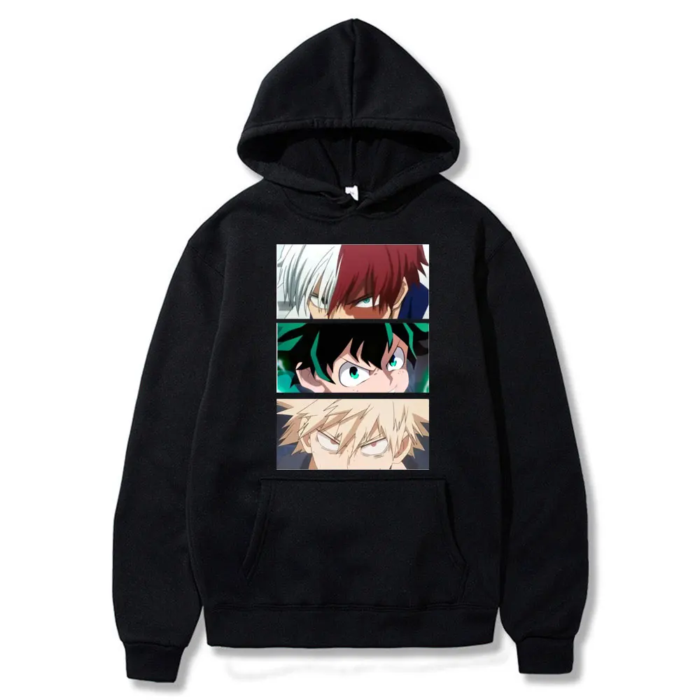 

My Hero Academia Hoodie Anime Deku Bakugou Shoto Todoroki Printed Men's Hoodie Streetwear Casual Hoodie Harajuku Clothes Men
