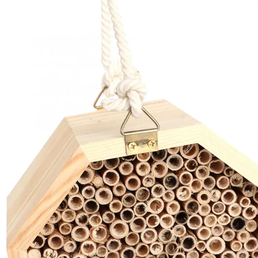 Деревянный домик пчела в виде насекомых деревянный гнездо для отеля уличное