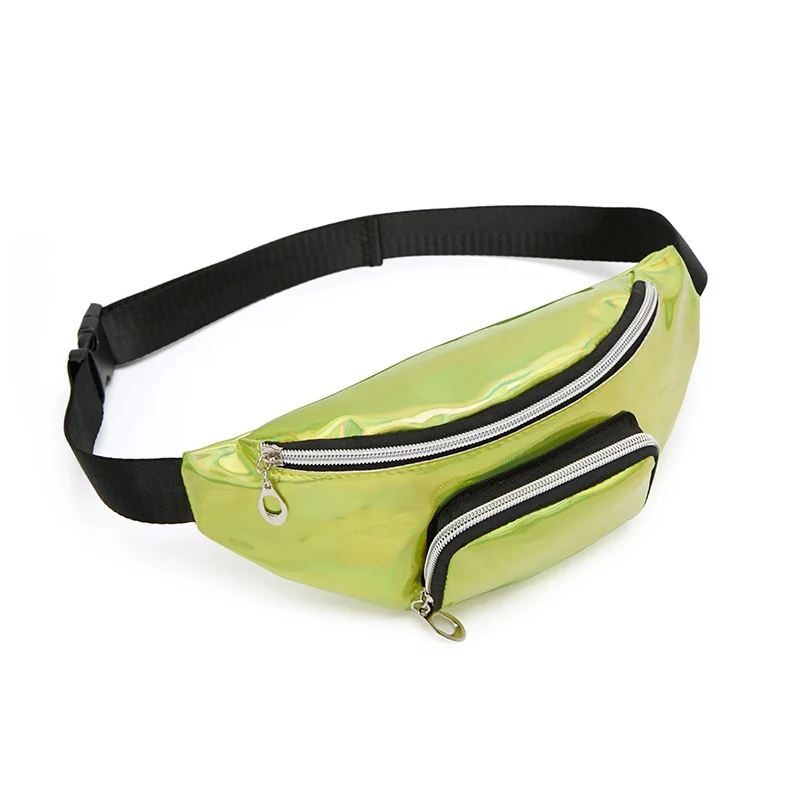 Green Waist pack Женская поясная сумка, Кожаная поясная сумка, PU нагрудная сумка, Женская вместительная сумка-банан, сумка через плечо, сумка-бум, сумки-мессенджеры - Цвет: Green Waist pack