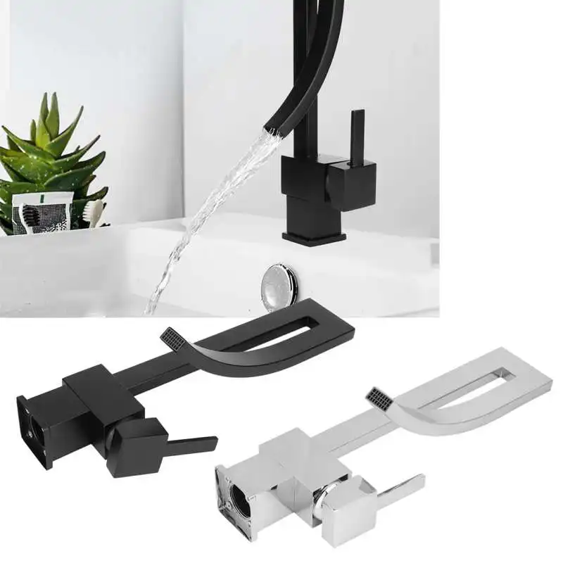 Современный смеситель водопад G1/2 кран для горячей и холодной воды ванной комнаты