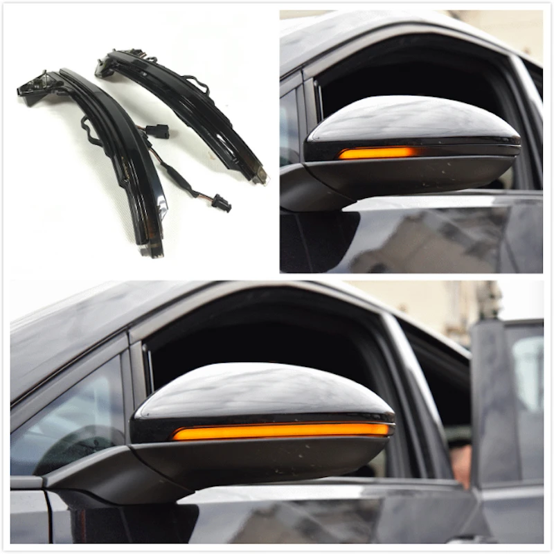 BODENLA Дымчатая водная мигание светодиодный указатель поворота динамический