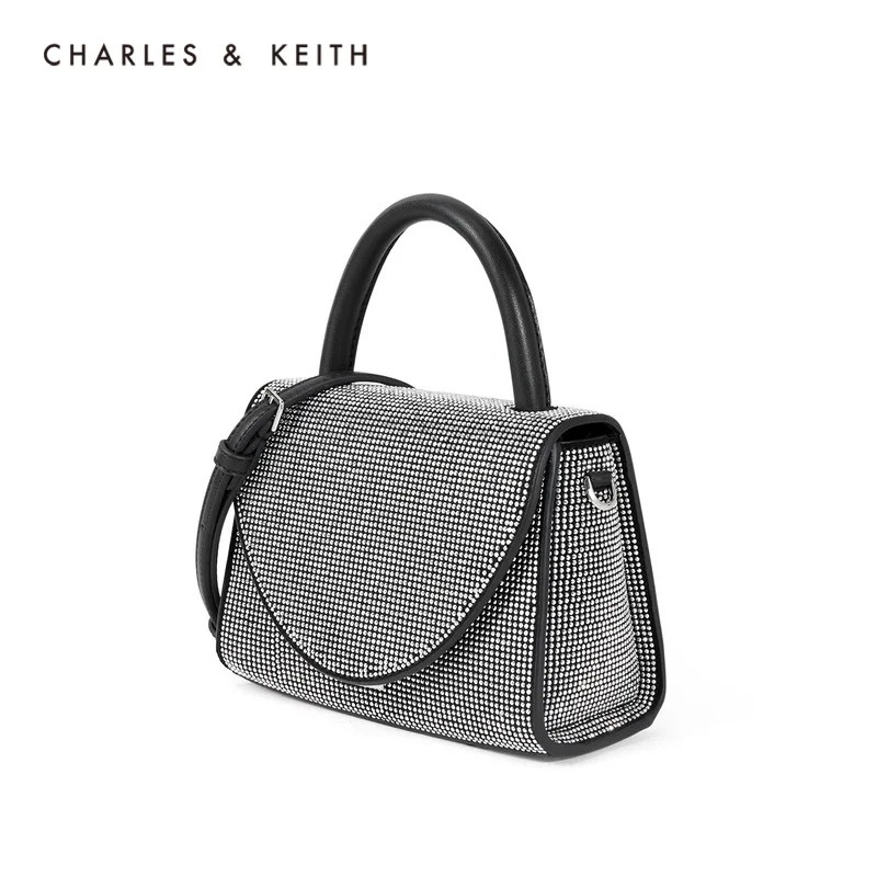 CHARLES＆KEITH New Arrival for Spring Summer 2020 CK2-50270395Women shoulder bag hand Glossy material fashion | Багаж и сумки