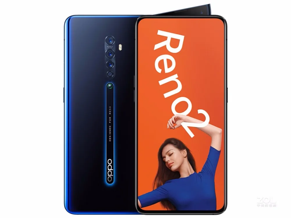 Oppo Reno 2 20x zoom Смартфон Snapdragon 730 6," AMOLED 48.0MP+ 16.0MP+ 13.0MP+ 8.0MP+ 2.0MP экран отпечатков пальцев VOOC 3,0 128GB