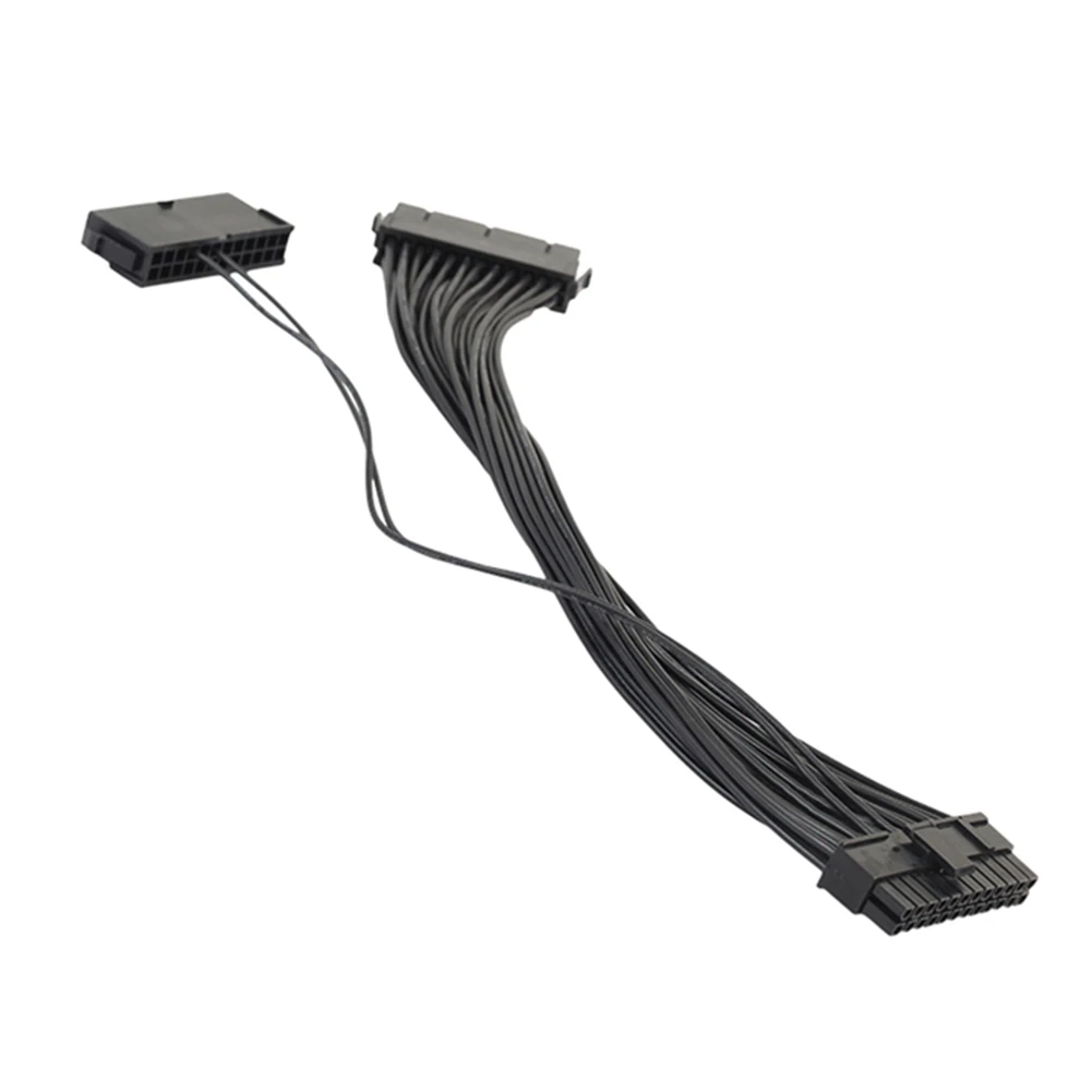 ATX 24 Pin 2 PSU шнур питания для компьютера Mining адаптер материнской платы кабель 18AWG