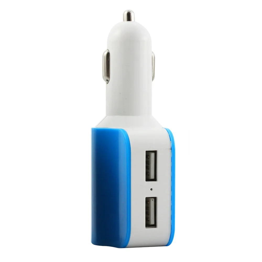 3.1A 2 USB односторонняя розетка для автомобильного прикуривателя Разветвитель