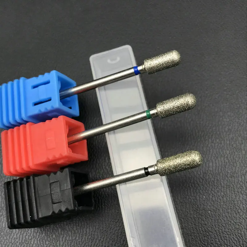 1 шт. цилиндрические алмазные сверла для ногтей 2 35 мм стоматологические маникюра