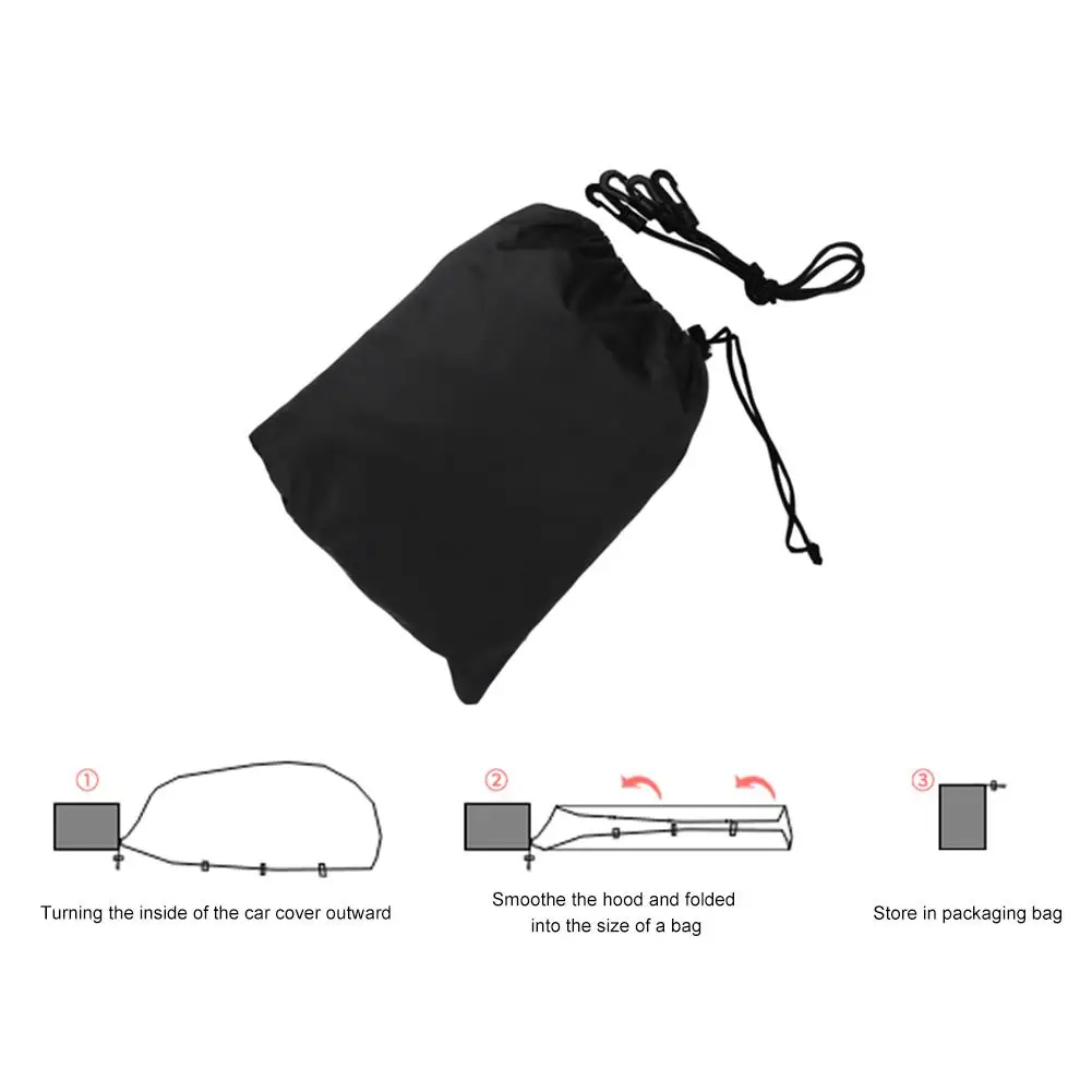 Дорожный готовый мотоциклетный получехол 210T легкий для улицы водонепроницаемый