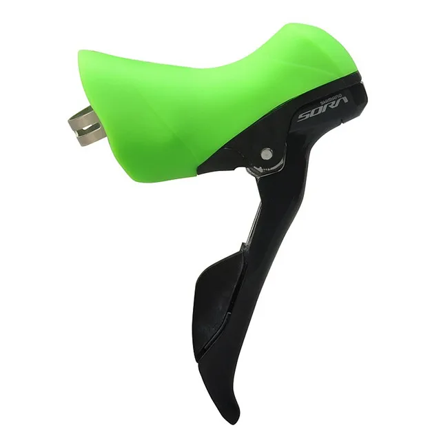 Подходит для SHIMANO SORA/Claris ST-R2000/R3000 шоссейная езда на велосипеде Передняя передача ручная замена силиконовый защитный чехол