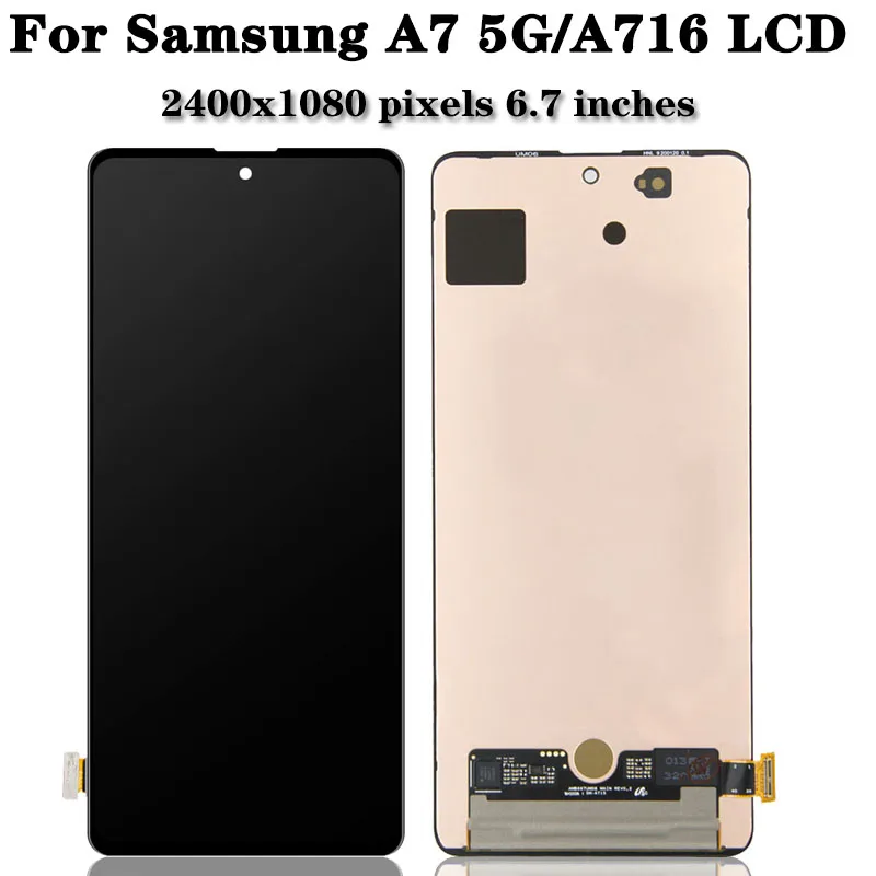 Pantalla LCD Super AMOLED para Samsung Galaxy A71, repuesto de pantalla t&aacute;ctil, 5G, A716-1