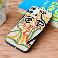 for iphone picasso womans head soft tpu border apple iphone case