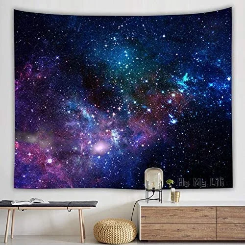 

Tapestry Blue Starry Sky Tapestry Home 3d Cosmic Galaxy Tapestry Living Room Bedroom Decoration Tapestry Mattress Tablecloth