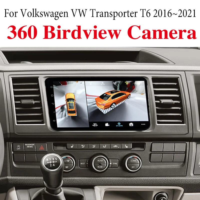 

For Volkswagen VW Transporter T6 2016~2021 Car Multimedia GPS Audio Radio Navigation NAVI Player CarPlay 360 BirdView