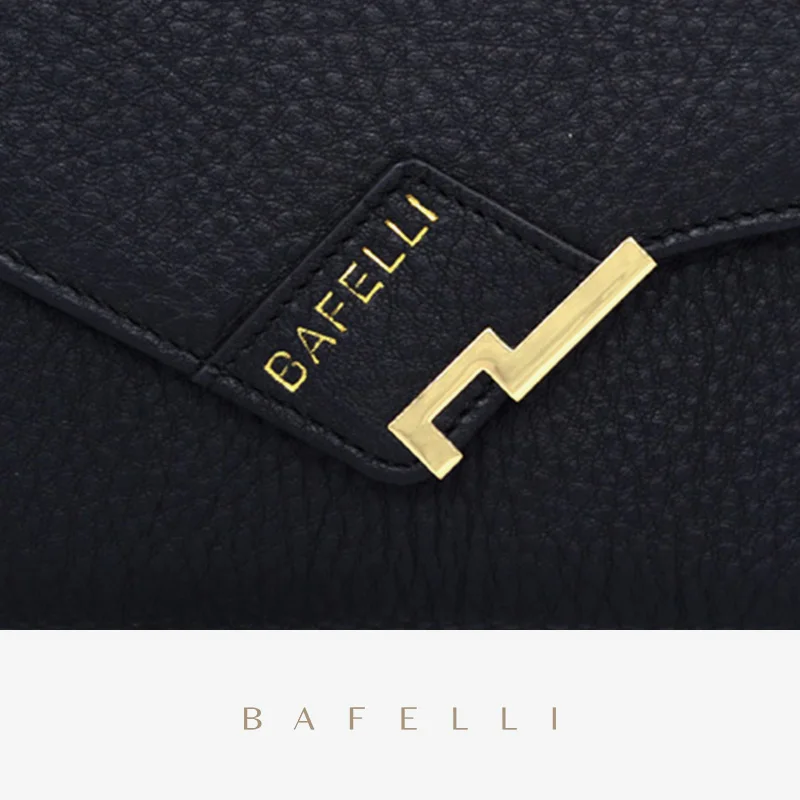 BAFELLI женский короткий био-кошелек из натуральной кожи зажим для наличных Женский