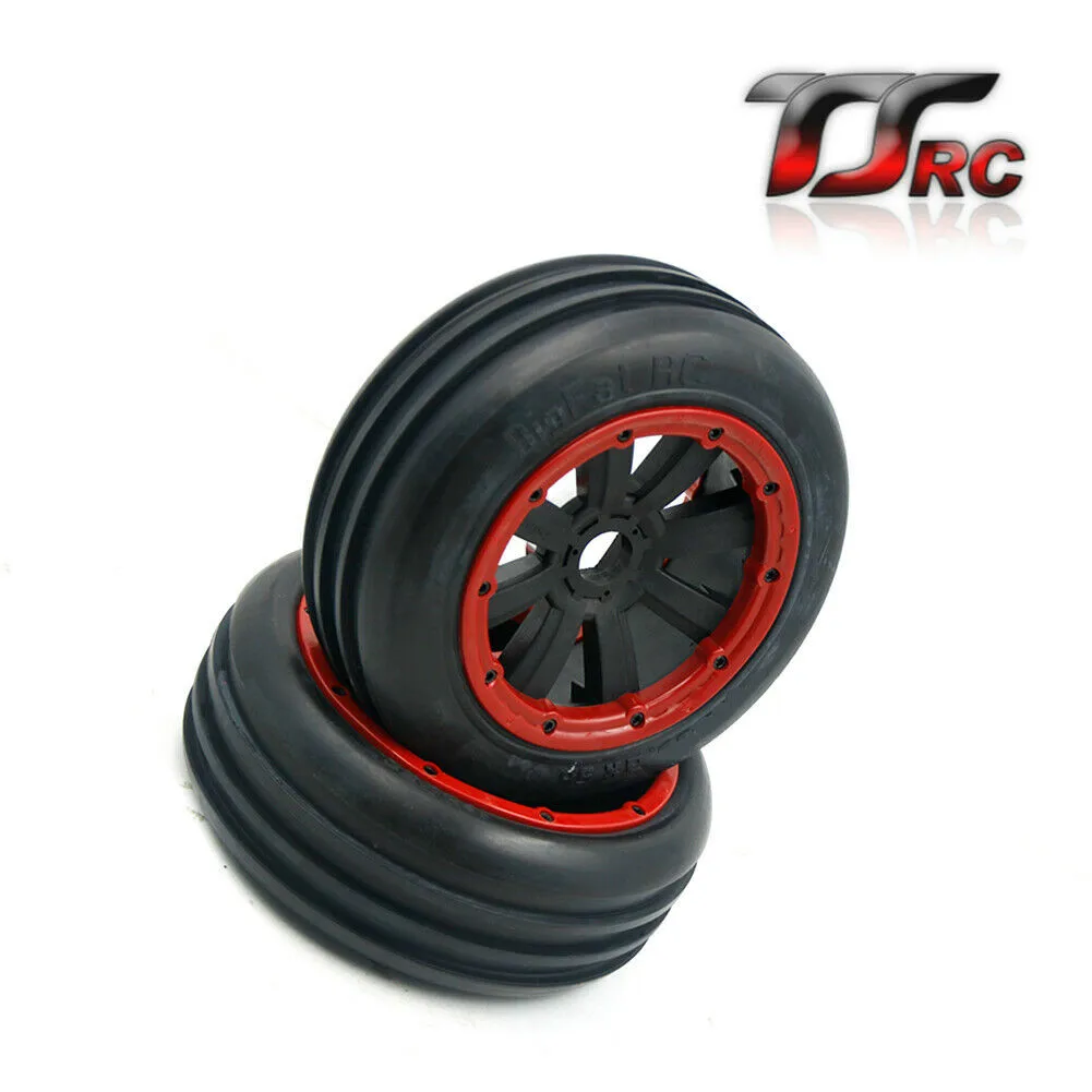 front Комплект шин переднего и заднего колеса для 1/5 MADMAX HPI ROVAN KM Baja 5B Rc автозапчасти - Цвет: front