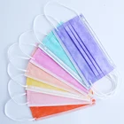 Маска одноразовая с фильтром для взрослых, зеленая, 3 слоя, 10-100 шт.