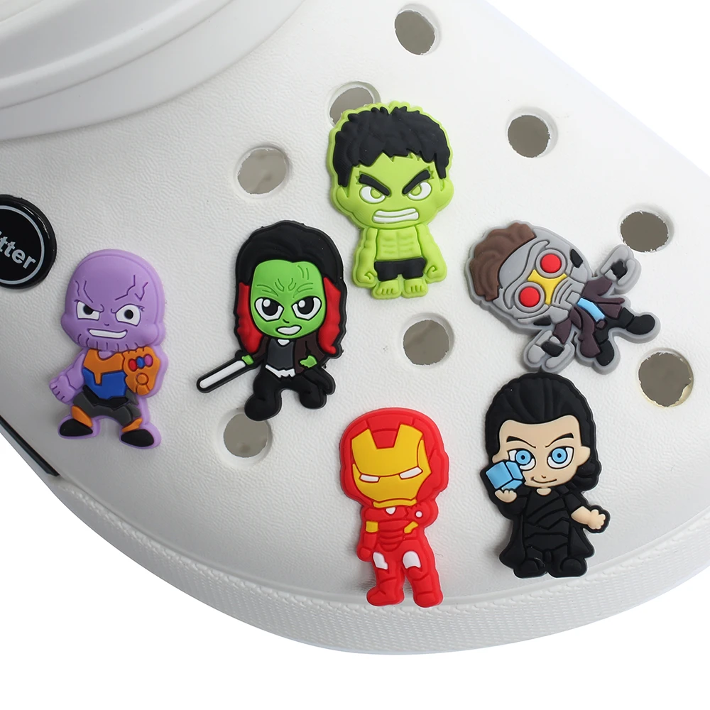Famous American movies 1pcs PVC Shoe Charms Shoe Accessories Shoe Decoration for Croc JIBZ/ Wristbands kids Party Xmas Gift