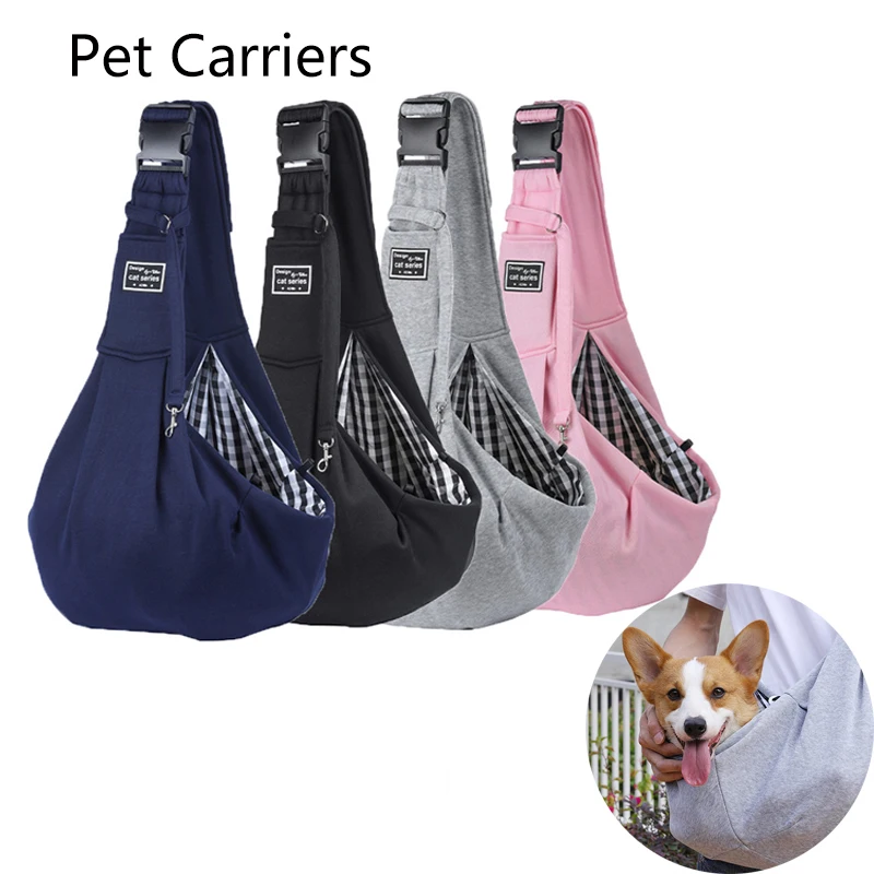 Сумки для домашних питомцев дорожный ранец переноски собак Регулируемый слинг