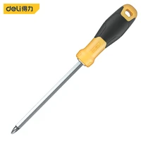 deli double use 2 in 1 slottedphillips screwdriver removable hand tool chrome vanadium steel repair tool handle screw driver