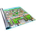 200*180 см большой городской дорожный автомат для ползания складной детский ковер игровой коврик игрушки для детей коврик Детские развивающие игрушки