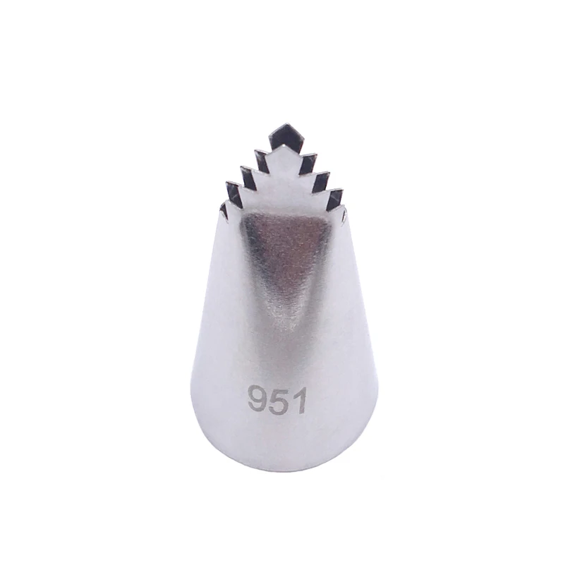 95#/951# Leaf Stainless Steel Icing Piping Nozzles Cake Decorating Pastry Tip Sets Cupcake Tools Bakeware |