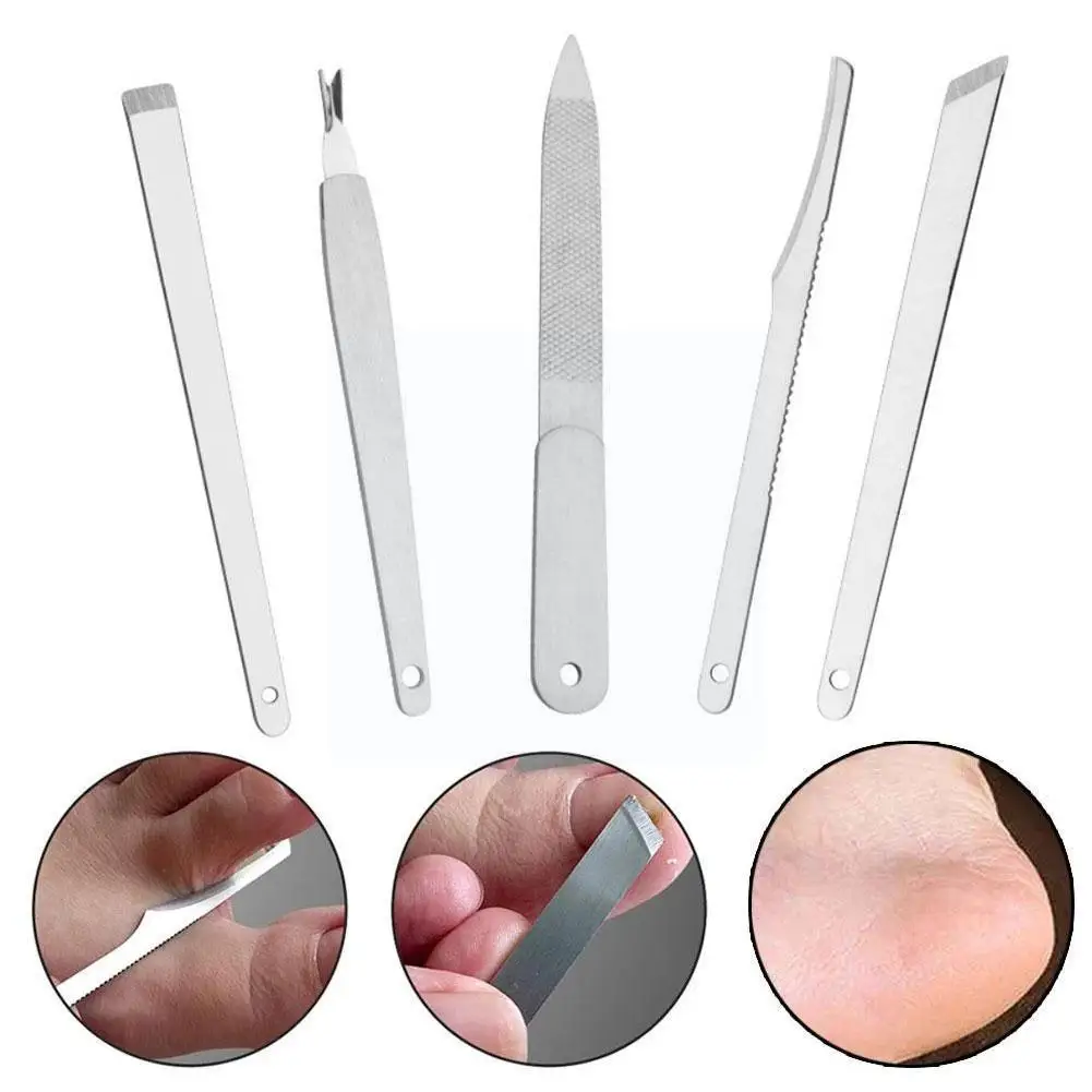 

Новый инструмент для педикюра и кутикулы скребок для ног стальной пяточный отшелушивающий инструмент профессиональный скребок для удален...