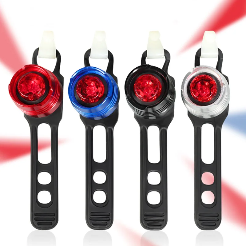 Водонепроницаемый светодиодный задний фсветильник на велосипедный шлем