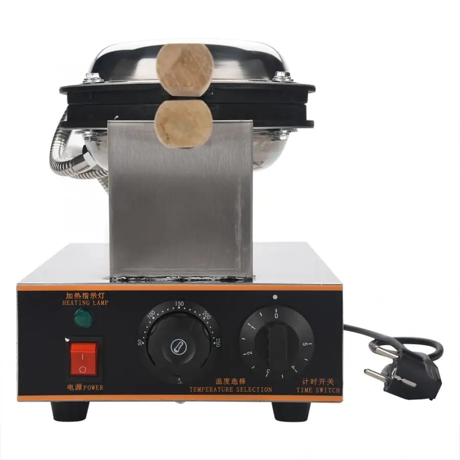 1400 Вт электрическая вафельница с пузырьками для яиц коммерческая антипригарная