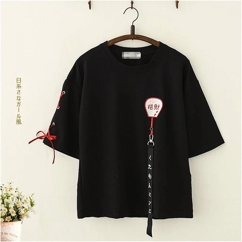 

Harajuku summer tops for women 2019 O-neck korean style women tshirt Streetwear casual streetwear women t shirt womens clothing