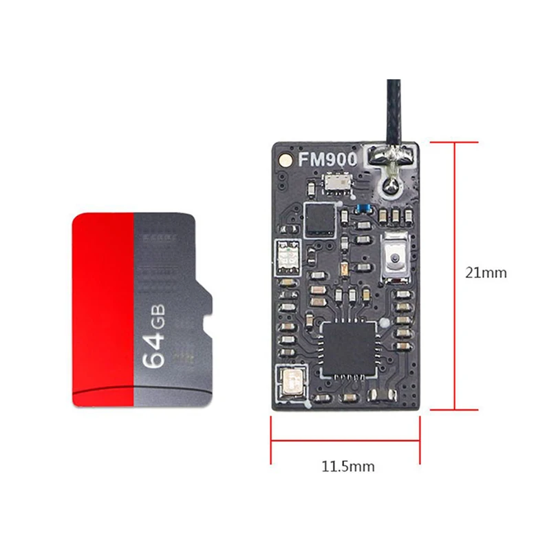 Радиоприемник FM900 2 4G FASST RSSI SBUS для Futaba T8FG T14SG T16SZ T18SZ T18MZ 3 дюймовый FPV