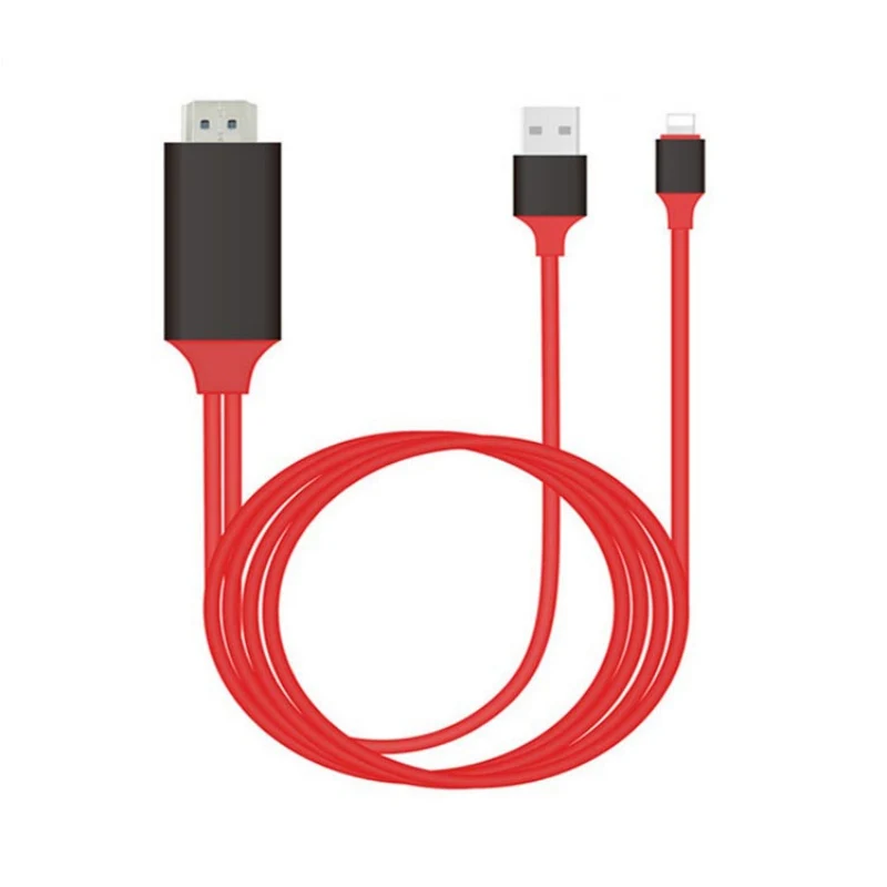 1080P HDMI HDTV Кабель для Lightning Цифровой AV адаптер iphone 8 7 6s 5s 8plus Pin USB к кабель ipad Mini Air Pro |