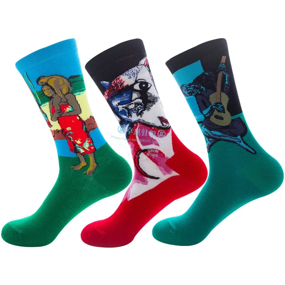 Повседневные милые носки для мамы и ребенка с рисунком в виде овечки