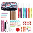 Новое поступление, вязальные спицы, крючок, мягкая ручка, вязальные спицы, набор спиц с сумкой, Швейные аксессуары