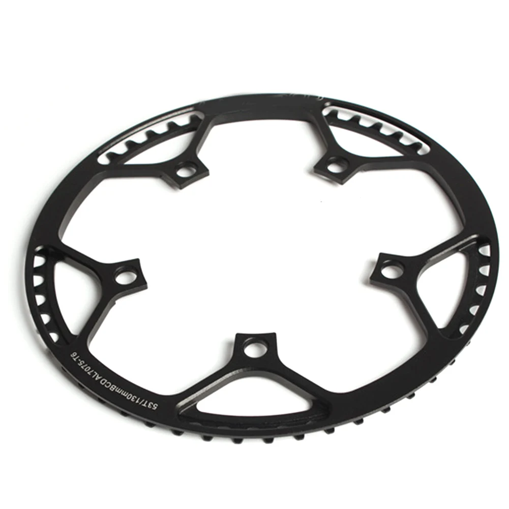 

Folding Bike Narrow Wide Chainring 130 BCD Round Shape Single Chain Ring Speed 45T 47T 53T 56T 58T High Quality