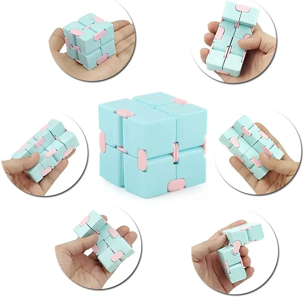 30pcs Fidget Toys Set Pressure Relief Push Bubble Mochi Animal Squeeze Bean Infinity Cube Squishy Ball Toys for Children enlarge