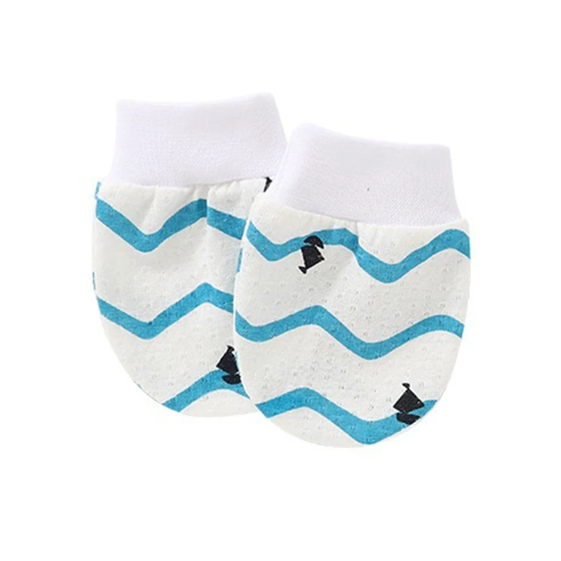

1 Pair Cotton Baby Infant Anti Scratching Gloves Newborn Protection Face Mittens GXMB