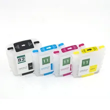 69ML/28ML Refill Ink Cartridge for HP 11 82 for HP Designjet 111 With Permanent Chip
