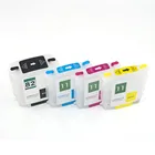 4 Цвета Заправка чернильный картридж для hp 11 82 для hp Designjet 111 69 мл28 мл с постоянным чипом