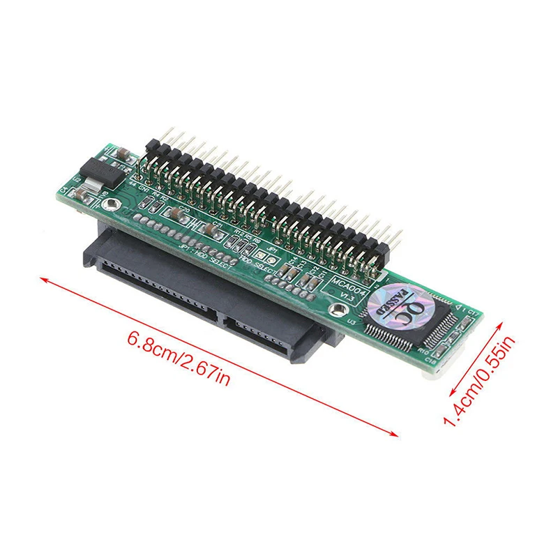 2 5 дюймов HDD SSD Serial ATA 7 + 15P мама к 44 Pin папа PATA IDE порт адаптер карта &quotSATA конвертер