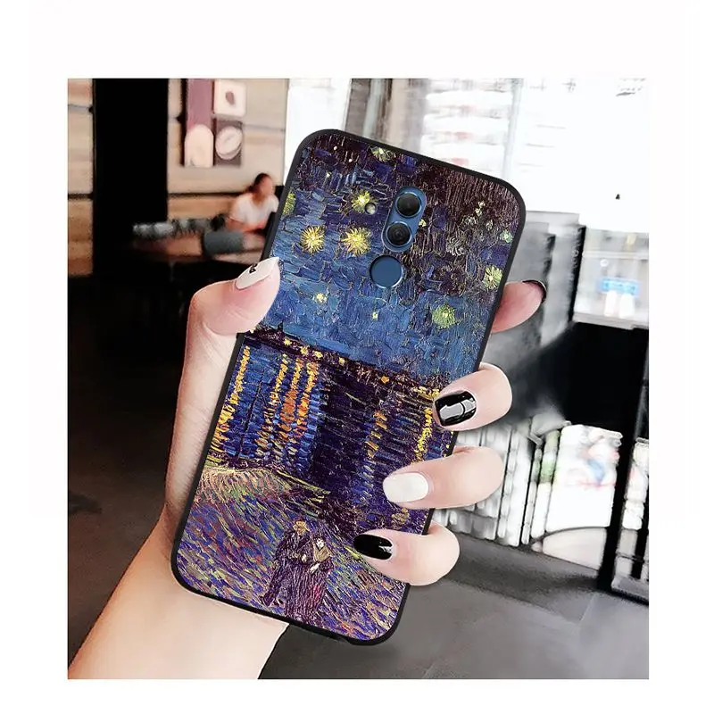 Чехол для телефона MaiYaCa Van Gogh Звездная ночь картина маслом Huawei Mate 10 20 Lite 20X Mate20 Pro Mate9