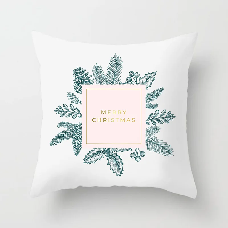 Новинка рождественские наволочки в скандинавском стиле простые синие зеленые