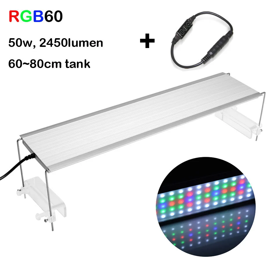 RGB60 free dimmer Водяная Светодиодная лампа для роста растений Chihiros RGB серия стиль ada водяное растение для аквариума аквариум Новое поступление - Цвет: RGB60 free dimmer