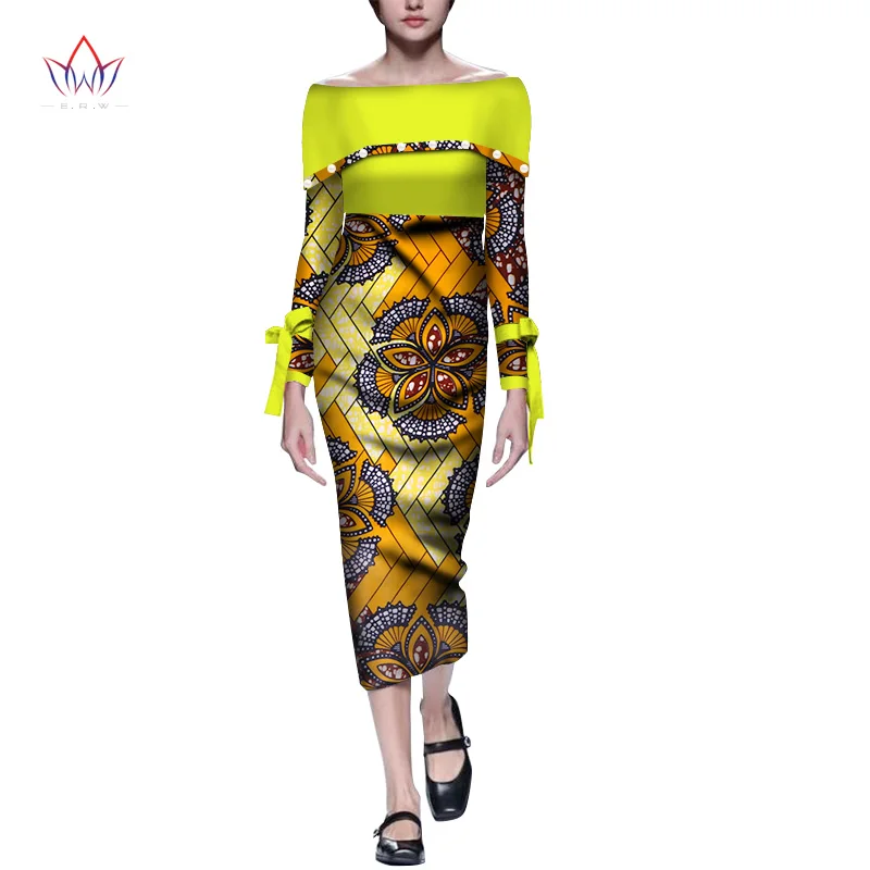 Одежда для работы/вечерние женщин африканские платья Дашики хлопковая одежда с