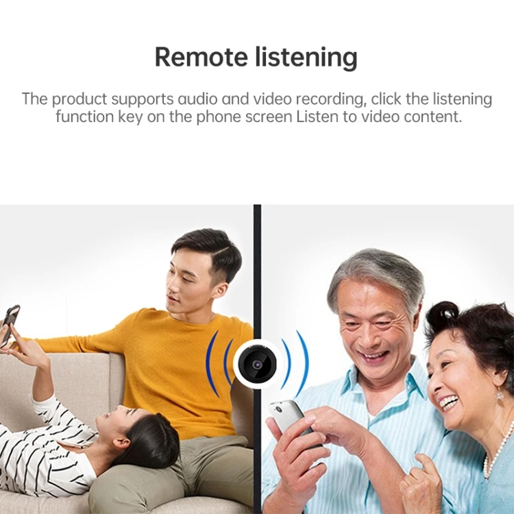 Мини камера видеонаблюдения A9 с поддержкой Wi Fi 1080P HD магнитным