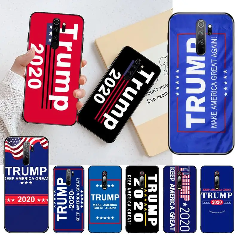 YJZFDYRM Дональд Трамп выбор 2020 окрашенный чехол для телефона Redmi Note 9 8T 8A 7 6 6A Go Pro Max K20 |