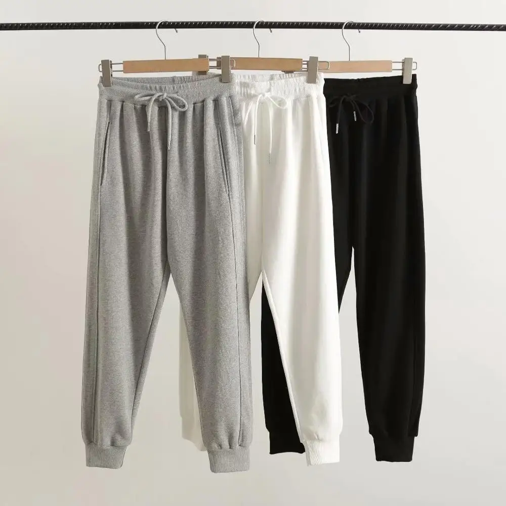 

2020 Autumn&Winter Casual Pants Women Plus Velvet Three-Color Casual Pants Fashion Sports Women Casual Pants Belt Versatile