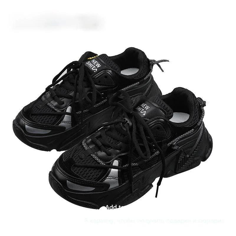 

Chunky Platform Sneaker Casual Woman Mesh Upper Lining High Walk sneakers Quality Breathable Ladies Female Sport Shoes
