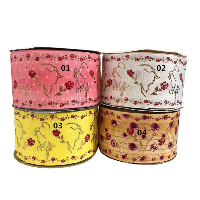 

75mm 3 inch valentine foil hologram princess ribbon