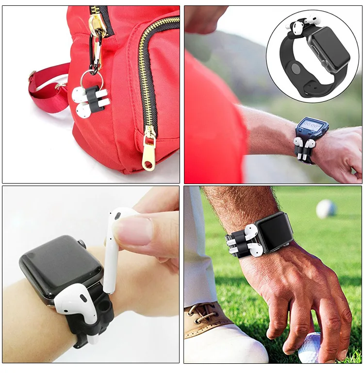 Идеальный чехол 6 в 1 для airpods 2 милые аксессуары защиты от потери Apple Airpods защитный