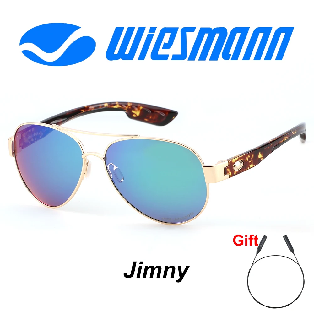 Новинка поляризованные солнцезащитные очки в металлической оправе WIESMANN Jimny для